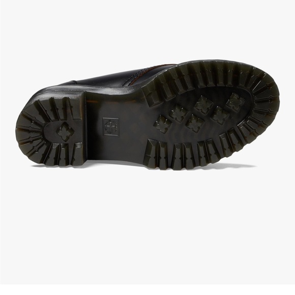 Dr. Martens Womens black shoes Leona Lo Leather New in Box - Picture 5 of 8